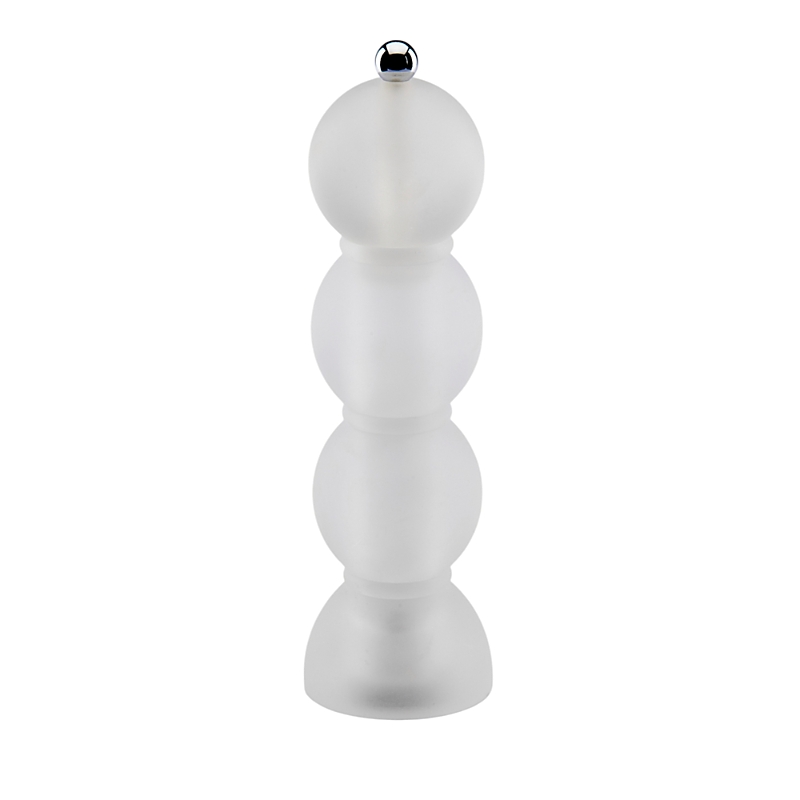 Addison Ross Frosty Bobbin Salt Or Pepper Mill Grinder In Clear