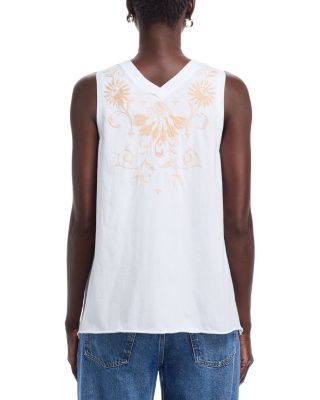 Embroidered Tank Top