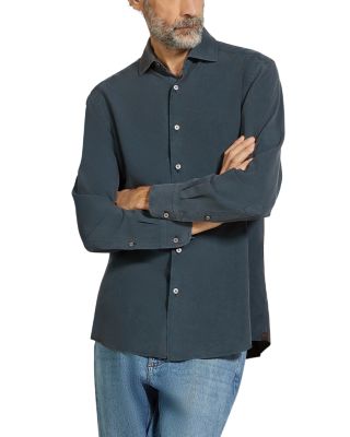 ZEGNA - Silk Long Sleeve Shirt
