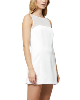 Carey Satin Chiffon Mini Dress