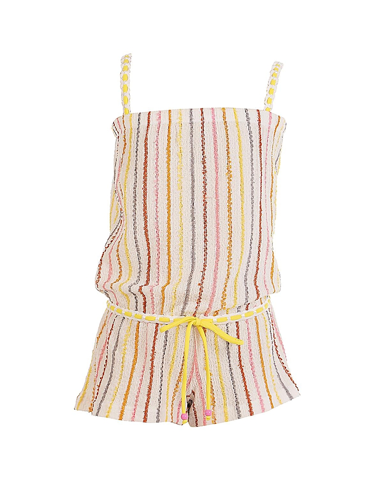 Nessi Byrd Libby Playsuit In Multicolor