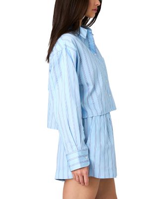 Lorenzo Stripe Cropped Shirt