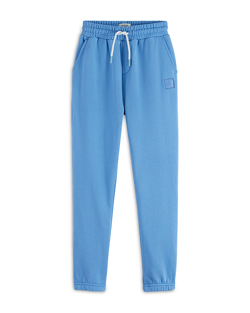 Scotch & Soda Boys' Logo Badge Sweatpants - Little Kid, Big Kid In Lake Blue