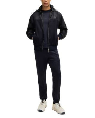BOSS ジップアップフーディー 　『Steele 85』 BOSS Steele Hooded Zip Front Jacket | Bloomingdale's
