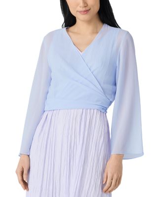 Sheer Silk Georgette Silk Wrap Jacket