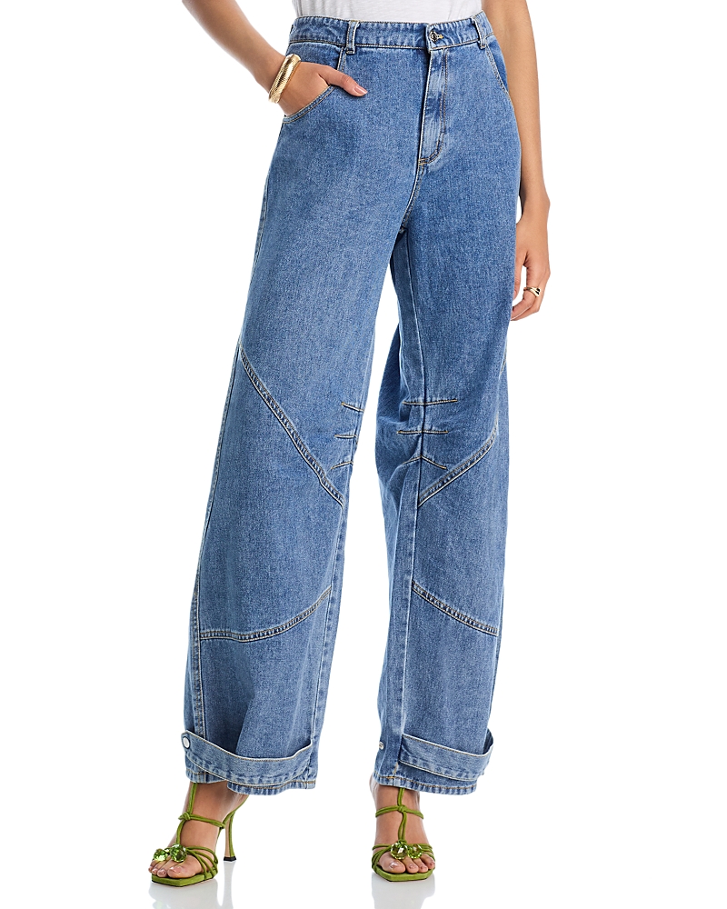 Steve Madden Tre High Rise Jeans in Dark Blue