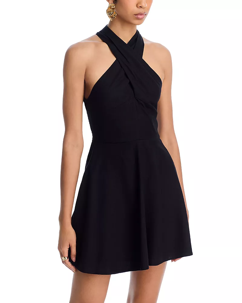 Steve Madden Kosta Halter Neck Mini Dress