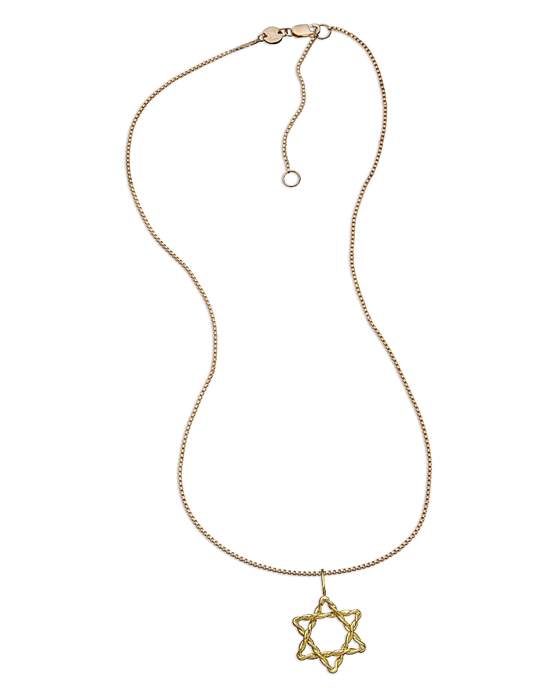 Jennifer Zeuner Dov Pendant Necklace, 16-18 In Gold
