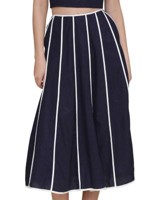 Seamed Midi Skirt 