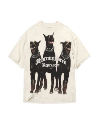 Thoroughbred Oversized Fit Vintage White T-Shirt