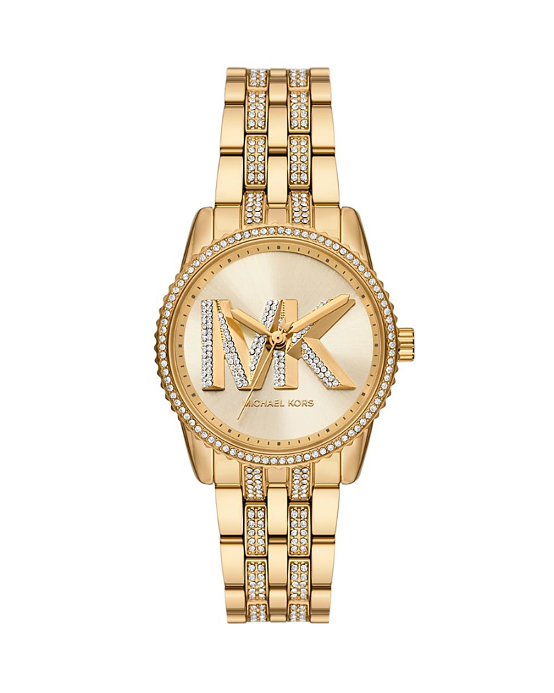 Michael Kors Mini Ritz Watch, 35mm In Gold/gold