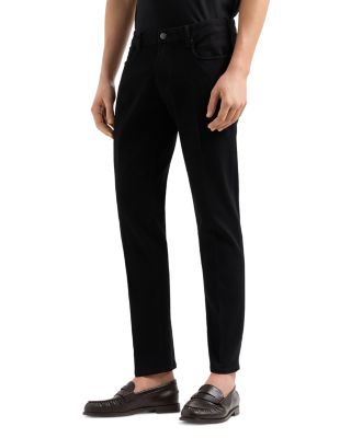 Slim Fit Comfort Jeans in Black Denim