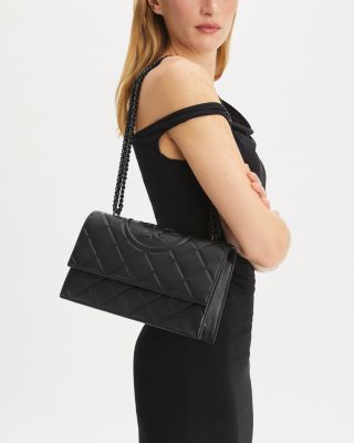 Small Fleming Leather Shoulder Bag