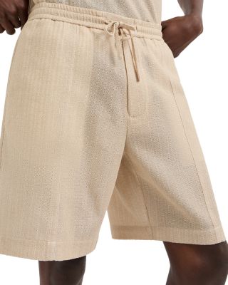 Woven Cotton Drawstring Shorts