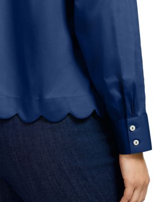 Scarlett Long Sleeved Matte Sateen Shirt