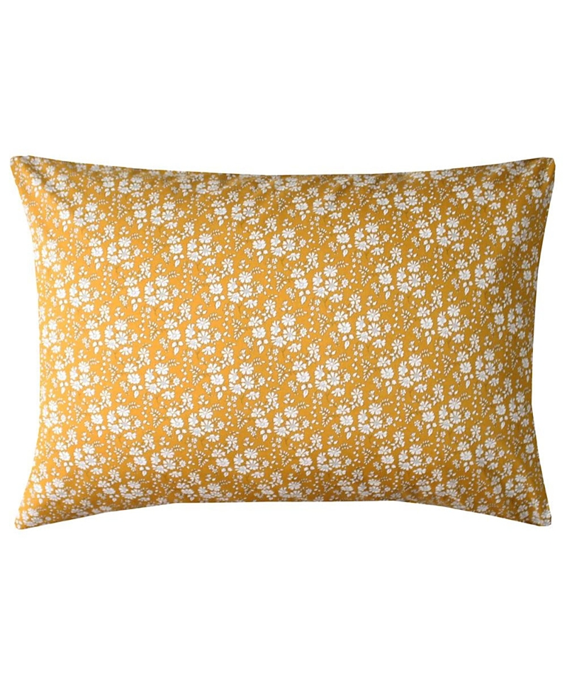 Coco & Wolf Liberty Fabric Capel Print Pillowcase, Standard In Capel Mustard