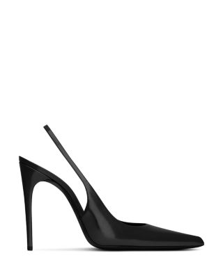 Women's Vendome Slingback Pumps in Glazed Leather