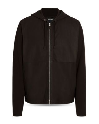 Zip Front Fleece Hoodie