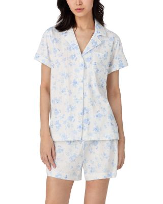Ralph Lauren - Floral Short Sleeve Notch Collar Boxer Pajama Set