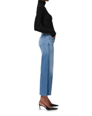Lyra High Rise Ankle Wide Leg Jeans in Bhodi