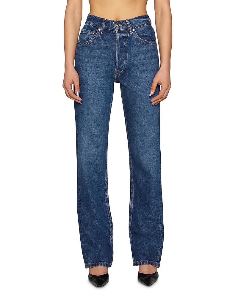 Shop Eb Denim High Rise Straight Jeans In La Crosse