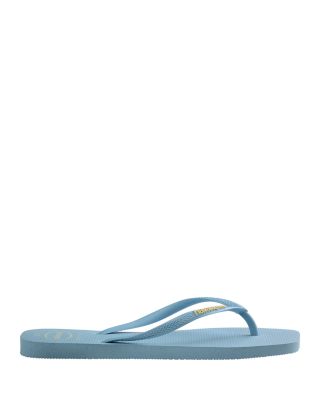 Women's Slim Square Logo Flip-Flops