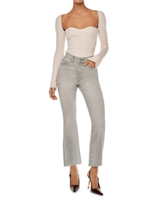 Bridget Bootcut High Rise Instasculpt™ Crop Jeans in Light Smoke