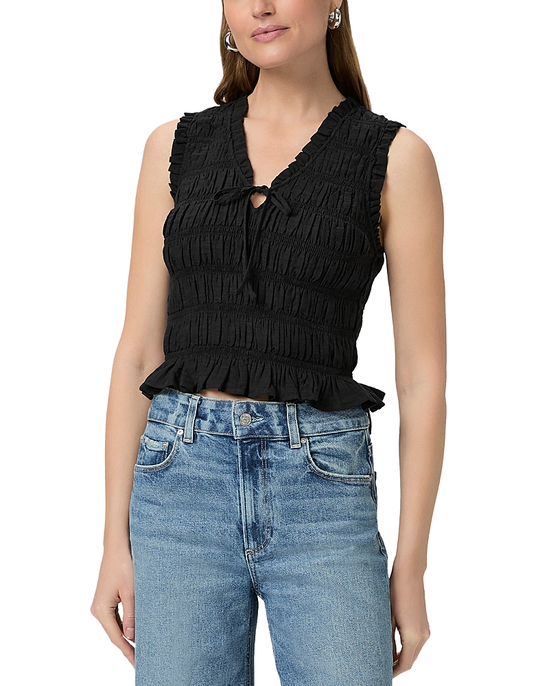 PAIGE DEVI SMOCKED TOP