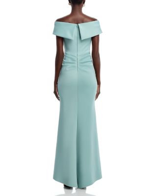 Off The Shoulder Scuba Dress - Exclusive