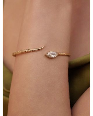 Marquise Crystal Cuff Bracelet