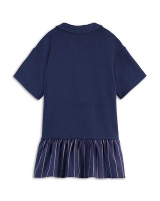 Girls' Polo Ruffled Sweatshirt Dress - Little Kid, Big Kid