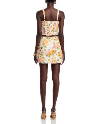 Floral Print Bustier Top - Exclusive