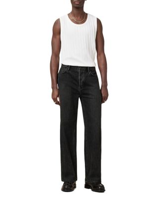 Lenny Regular Fit Jeans in Washed Black