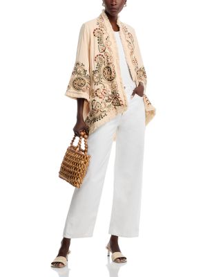 Paisley Embroidered Tunic Jacket