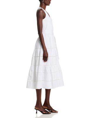 Zuri Cotton Stretch Midi Dress