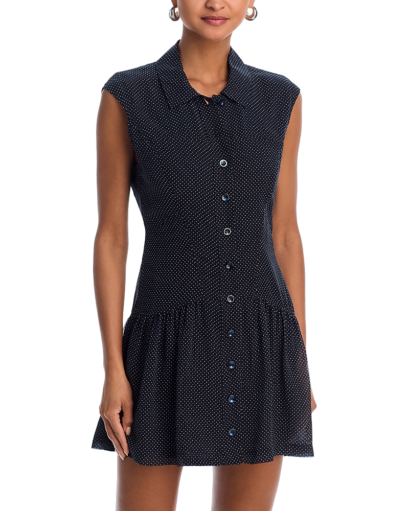 Frame The Silk Day Dress In Blue