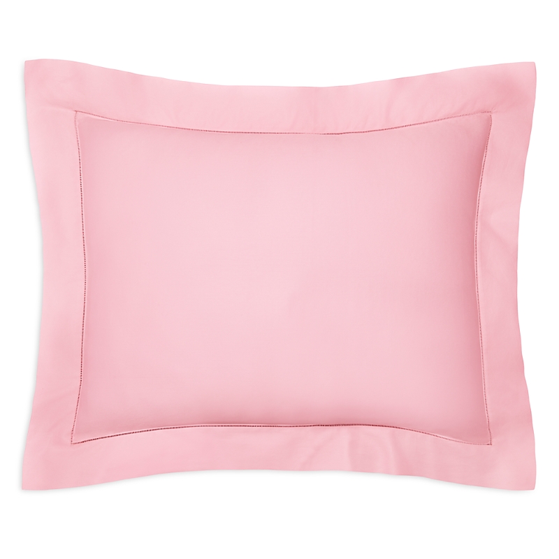 Sferra Fiona Cotton Sateen Boudoir Sham In Carnation