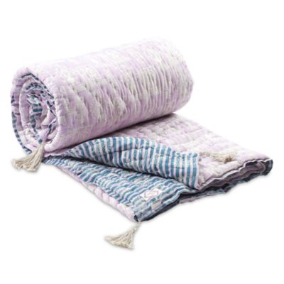 Amethyst Handcrafted Cotton Quilt, Queen
