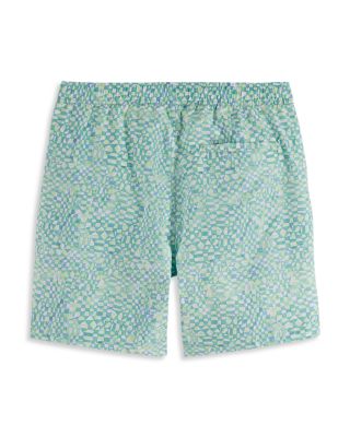 Printed Mid Length 6.3" Swim Shorts