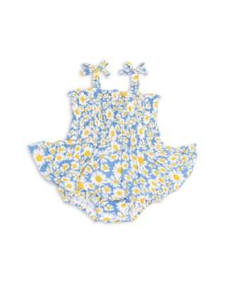 Angel Dear - Girls' Smocked Bubble Romper - Baby