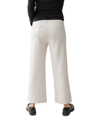 Wide Leg Ankle Maternity Pants