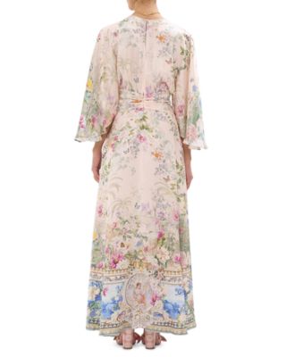 Petal Sleeve Long Dress