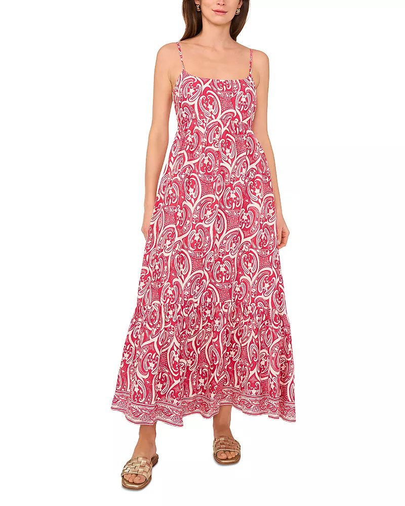 1.state Sleeveless Sweep Maxi Dress
