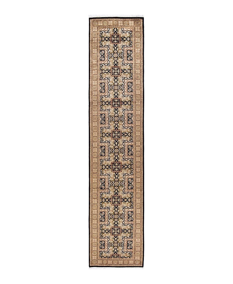 Bloomingdale's Mogul M1582 Runner Area Rug, 2'7 X 12'3 In Black