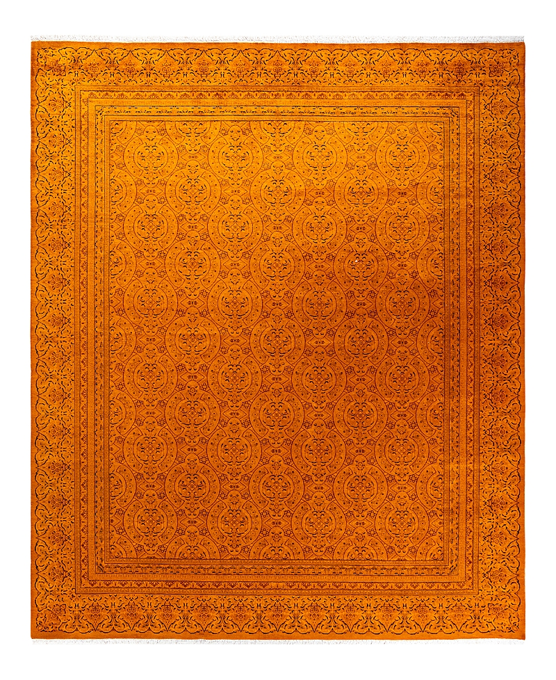 Bloomingdale's Fine Vibrance M1427 Area Rug, 8'1 X 9'10 In Orange