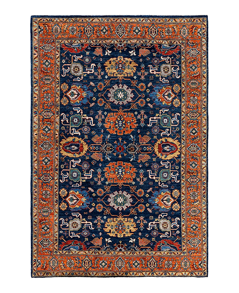 Bloomingdale's Serapi M1945 Area Rug, 6' X 8'10 In Blue
