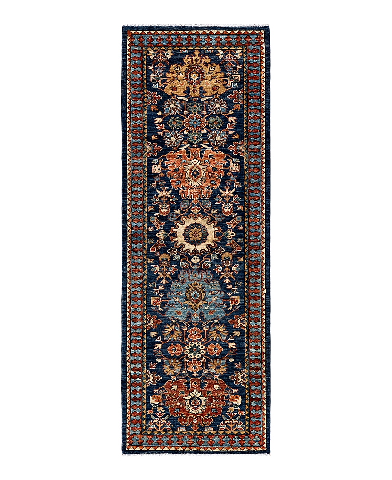 Bloomingdale's Serapi M1945 Runner Area Rug, 2'11 X 8'2 In Blue