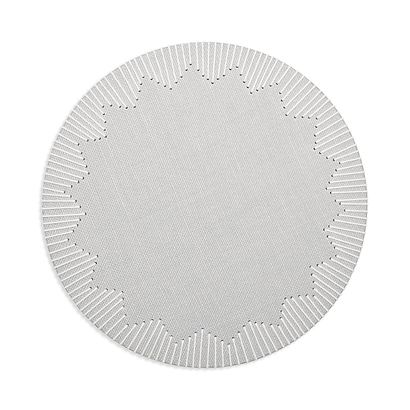 Kim Seybert Dream Weaver Placemat In Gray/white