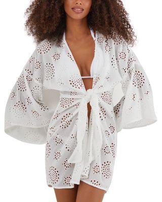 Perola Eyelet Swim Cover-Up