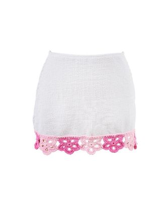 NESSI BYRD - Girls' Cosima Hand Made Crochet Detail Skirt - Little Kid, Big Kid